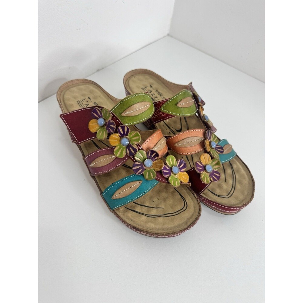 L'Artiste Spring Step Women's EUR 40 US 9  Comfort Pixie Boho Slip On Adjustable - Picture 3 of 8